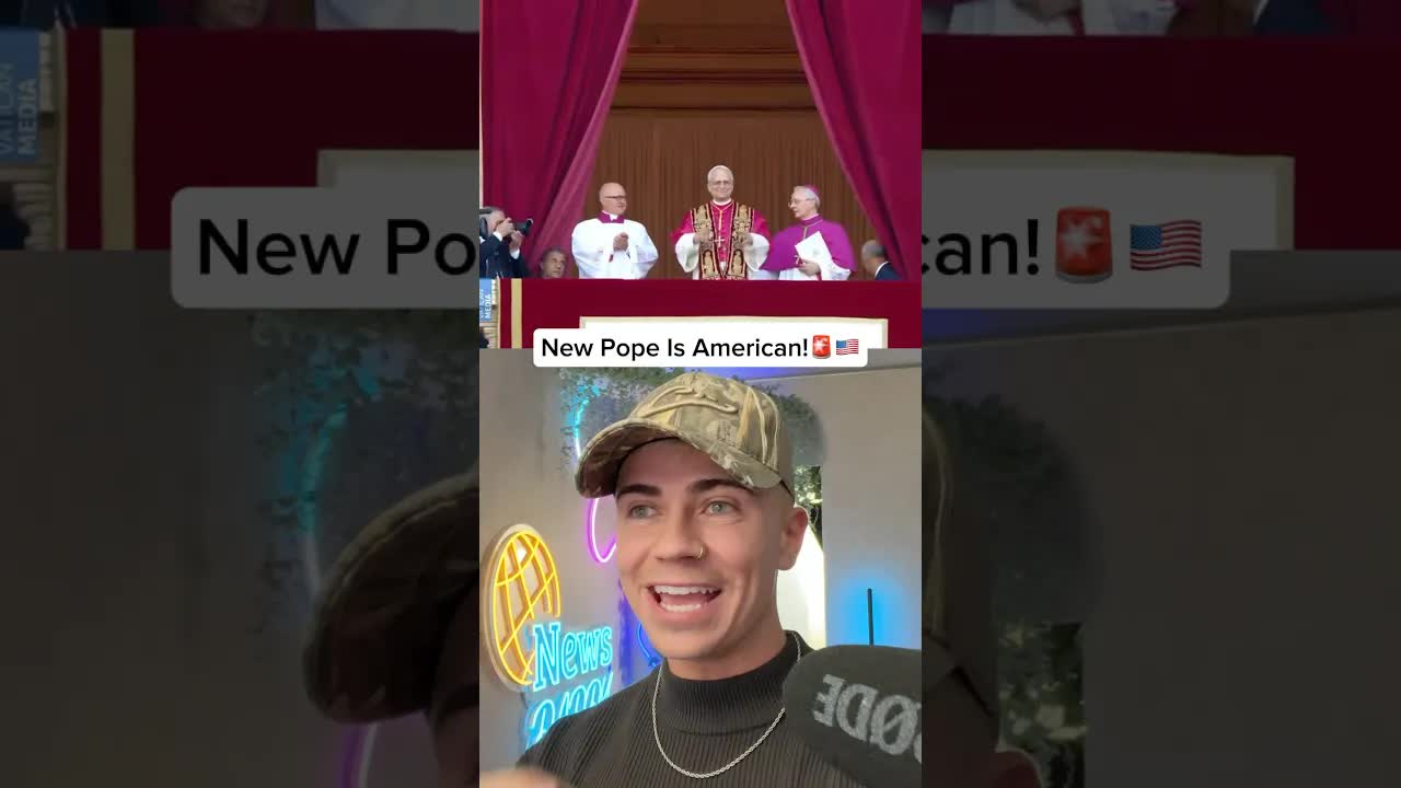 The new Pope is American!!🇺🇸🚨😳￼